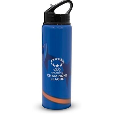 UEFA Frauen Champions League 750 ml Aluminiumflasche – Integrierter faltbarer Strohhalm, UWCL, Offiziell lizenziertes Merchandise, Auslaufsicher, Leicht, BPA-frei, Tolle Geschenkidee für Fußballfans UEFA Frauen Champions League 750 ml Aluminiumflasche – Integrierter faltbarer Strohhalm, UWCL, Offiziell lizenziertes Merchandise, Auslaufsicher, Leicht, BPA-frei, Tolle Geschenkidee für Fußballfans