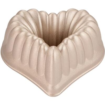 Tescoma Herz-Gugelhupfform Backform DELÍCIA, Durchmesser 16 cm, spülmaschinenfest und inklusive Rezept Tescoma Herz-Gugelhupfform Backform DELÍCIA, Durchmesser 16 cm, spülmaschinenfest und inklusive Rezept