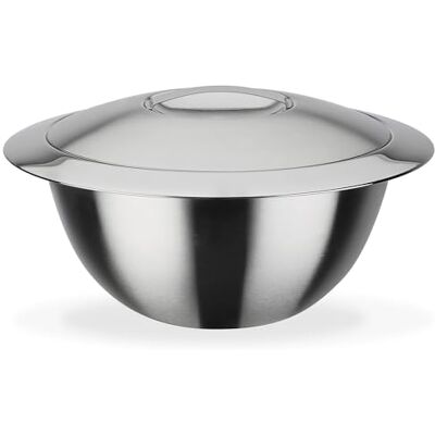 GSW Servier-Thermoschüssel – hochwertige Servierschüssel mit Deckel, 7 Liter Volumen, doppelwandige Isolierung warm und kalt – 31cm Durchmesser, Edelstahl, Silber GSW Servier-Thermoschüssel – hochwertige Servierschüssel mit Deckel, 7 Liter Volumen, doppelwandige Isolierung warm und kalt – 31cm Durchmesser, Edelstahl, Silber