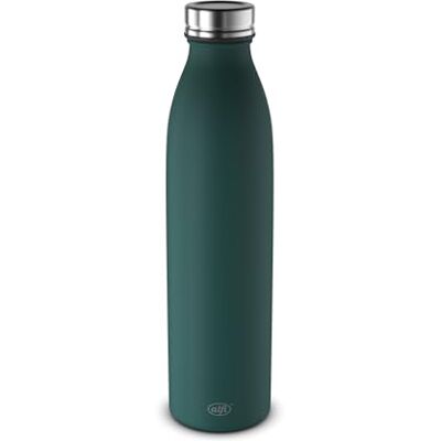 alfi PURE BOTTLE 750ml, dunkelgrün, pine green, Isolierflasche aus Edelstahl, kohlensäurefest, 12h heiß 24h kalt, Auslaufsicher, für Schule, Unterwegs & Büro alfi PURE BOTTLE 750ml, dunkelgrün, pine green, Isolierflasche aus Edelstahl, kohlensäurefest, 12h heiß 24h kalt, Auslaufsicher, für Schule, Unterwegs & Büro