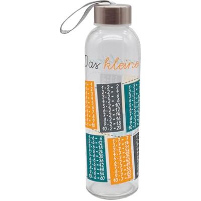 Gedalabels Trinkflasche Kleines 1x1-V2 500ml Glas Gedalabels Trinkflasche Kleines 1x1-V2 500ml Glas