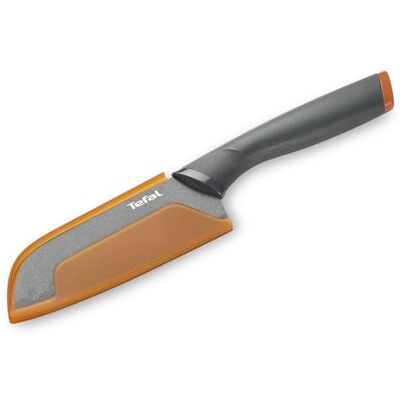 Tefal Fresh Kitchen Santoku-Messer 12 cm, Edelstahl, Anthrazit/Orange, cm, 36 x 10 x 5.1 cm, 1 Einheiten Tefal Fresh Kitchen Santoku-Messer 12 cm, Edelstahl, Anthrazit/Orange, cm, 36 x 10 x 5.1 cm, 1 Einheiten