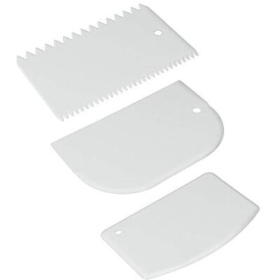 Metaltex 252521080 Teigspachtel 3 Stück aus Kunststoff Metaltex 252521080 Teigspachtel 3 Stück aus Kunststoff