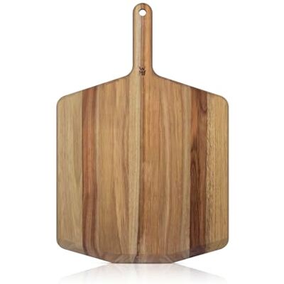 WMF Pizzaiolo Pro Akazien-Schneidebrett, extra großes Pizzabrett 55×36,5×1,8 cm, für große selbstgemachte Pizzen (36cm), ergonomischer Griff, messerschonend langlebiges Premium-Akazienholz, 0415720011 WMF Pizzaiolo Pro Akazien-Schneidebrett, extra großes Pizzabrett 55×36,5×1,8 cm, für große selbstgemachte Pizzen (36cm), ergonomischer Griff, messerschonend langlebiges Premium-Akazienholz, 0415720011