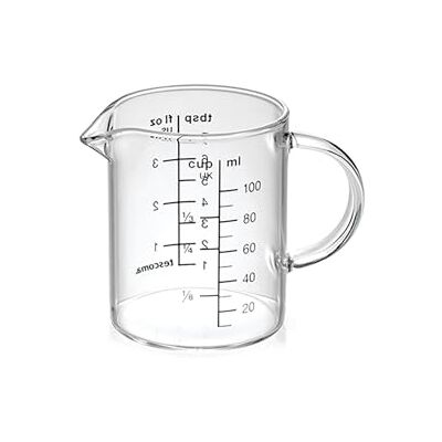 Tescoma Messbecher Glas 100ml aus hitzebeständigem Borosilikatglas mit Griff und Ausgießer DELÍCIA geeignet für Mikrowelle, Elektro-, Gasherd und Kühlschrank 630430 Tescoma Messbecher Glas 100ml aus hitzebeständigem Borosilikatglas mit Griff und Ausgießer DELÍCIA geeignet für Mikrowelle, Elektro-, Gasherd und Kühlschrank 630430