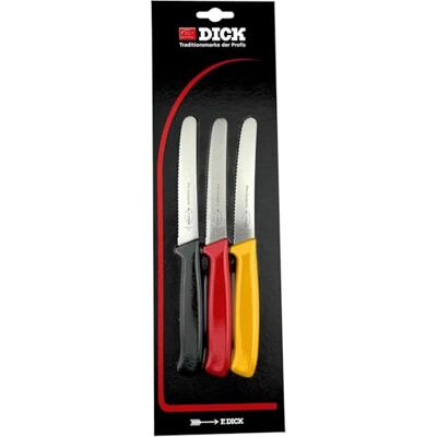 F. Dick Allzweckmesser-Set Deutschland ProDynamic 3x Messer mit Klinge 12cm F. Dick Allzweckmesser-Set Deutschland ProDynamic 3x Messer mit Klinge 12cm
