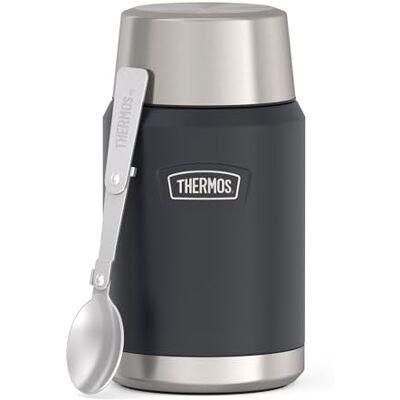 Thermos ICON Thermobehälter für Essen 0,71 l, 14 h heiß, graphite mat Thermos ICON Thermobehälter für Essen 0,71 l, 14 h heiß, graphite mat