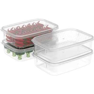 Cetomo 1.1L*4 Gefrierdosen, Frischhaltedosen, Gefrierbehälter mit Deckel, Behälter Gefrierschrank fur Kühlschrank, Gefriergeeignet, Mikrowellengeeignet, BPA-freier Kunststoff, Klar, 1.1L-4er Set Cetomo 1.1L*4 Gefrierdosen, Frischhaltedosen, Gefrierbehälter mit Deckel, Behälter Gefrierschrank fur Kühlschrank, Gefriergeeignet, Mikrowellengeeignet, BPA-freier Kunststoff, Klar, 1.1L-4er Set