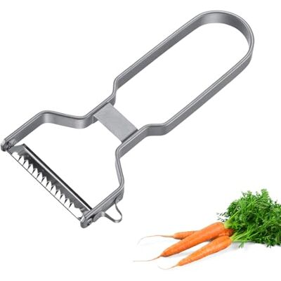 Westmark Sparschäler Julienne – Dünne Gemüsestreifen für Suppen- & Wok-Perfektion schneiden leicht gemacht, scharfe Klinge für Rechts- & Linkshänder – Robuster Edelstahl Westmark Sparschäler Julienne – Dünne Gemüsestreifen für Suppen- & Wok-Perfektion schneiden leicht gemacht, scharfe Klinge für Rechts- & Linkshänder – Robuster Edelstahl
