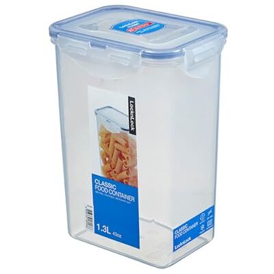 LocknLock CLASSIC Frischhaltedose, 1,3 L, 13,5 x 10,2 x 18,5 cm, Vorratsdose, Spülmaschinen-, und Mikrowellengeeignet, 4-fach Sicherheits-Verschluss LocknLock CLASSIC Frischhaltedose, 1,3 L, 13,5 x 10,2 x 18,5 cm, Vorratsdose, Spülmaschinen-, und Mikrowellengeeignet, 4-fach Sicherheits-Verschluss