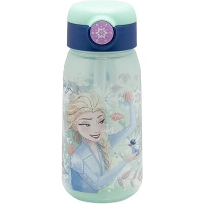 Stor Kinder Trinkflasche Die Eiskönigin 510ml mit Strohhalm und Auslaufsicherem Deckel, BPA-frei Wiederverwendbar Kunststoff Stor Kinder Trinkflasche Die Eiskönigin 510ml mit Strohhalm und Auslaufsicherem Deckel, BPA-frei Wiederverwendbar Kunststoff