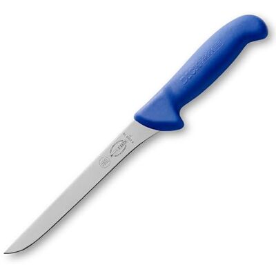 F. DICK Ausbeinmesser, Steif, Metzgermesser ErgoGrip (Messer mit Klinge 18 cm, X55CrMo14 Stahl, nichtrostend, 56 HRC) 82368181, Blau F. DICK Ausbeinmesser, Steif, Metzgermesser ErgoGrip (Messer mit Klinge 18 cm, X55CrMo14 Stahl, nichtrostend, 56 HRC) 82368181, Blau