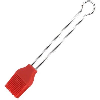 Westmark Brat- und Backpinsel, Länge: 20 cm, Silikon/Rostfreier Edelstahl, Silicone, Rot/Silber, 15432270 Westmark Brat- und Backpinsel, Länge: 20 cm, Silikon/Rostfreier Edelstahl, Silicone, Rot/Silber, 15432270