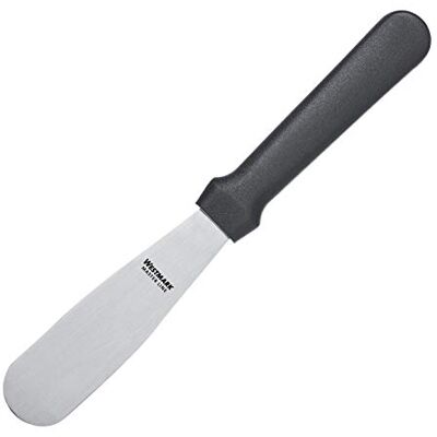 Westmark Profi-Streichpalette/Konditorenmesser, Gerade, Flexibel, Klingenmaß: 3 x 10,5 cm, Länge: 22,5 cm, Rostfreier Edelstahl/Kunststoff, Master Line, Schwarz/Silber, 31182270 Westmark Profi-Streichpalette/Konditorenmesser, Gerade, Flexibel, Klingenmaß: 3 x 10,5 cm, Länge: 22,5 cm, Rostfreier Edelstahl/Kunststoff, Master Line, Schwarz/Silber, 31182270