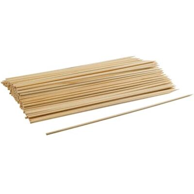 FACKELMANN Schaschlikstäbchen – 25 cm aus 100% FSC-zertifiziertem Birkenholz, 75 Stück, für Geburtstagsfeiern und Grillpartys, für leichtes Aufspießen von Lebensmitteln, Braun FACKELMANN Schaschlikstäbchen – 25 cm aus 100% FSC-zertifiziertem Birkenholz, 75 Stück, für Geburtstagsfeiern und Grillpartys, für leichtes Aufspießen von Lebensmitteln, Braun