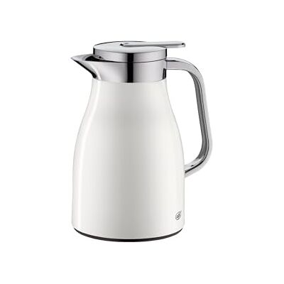 alfi SKYLINE 650ml, coconut white mat, Edelstahl-Isolierkanne mit hygienischem Hartglaseinsatz, Drehverschluss mit bequemer Drucktaste, ergonomischer Griff, mit einer Hand, ideal als Kaffeekanne alfi SKYLINE 650ml, coconut white mat, Edelstahl-Isolierkanne mit hygienischem Hartglaseinsatz, Drehverschluss mit bequemer Drucktaste, ergonomischer Griff, mit einer Hand, ideal als Kaffeekanne
