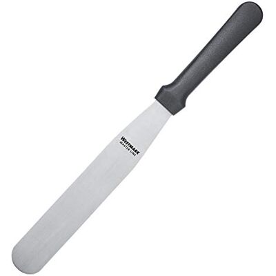 Westmark Profi-Streichpalette/Konditorenmesser, Gerade, Flexibel, Klingenmaß: 3 x 18 cm, Länge: 30 cm, Rostfreier Edelstahl/Kunststoff, Master Line, Schwarz/Silber, 31212270 Westmark Profi-Streichpalette/Konditorenmesser, Gerade, Flexibel, Klingenmaß: 3 x 18 cm, Länge: 30 cm, Rostfreier Edelstahl/Kunststoff, Master Line, Schwarz/Silber, 31212270