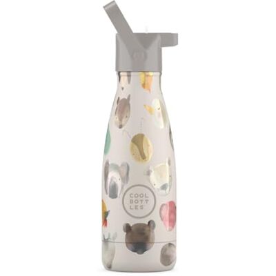Cool Bottles Thermosflasche für Kinder 260 ml Tiny Creatures Wasserflasche aus Edelstahl Kalte Getränke 36 Stunden und Heiße Getränke 18 Stunden Farbprägung BPA Frei Cool Bottles Thermosflasche für Kinder 260 ml Tiny Creatures Wasserflasche aus Edelstahl Kalte Getränke 36 Stunden und Heiße Getränke 18 Stunden Farbprägung BPA Frei