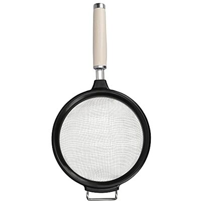 KitchenAid -Sieb, Maschensieb, mittel 17,5 cm, Mandelcreme KitchenAid -Sieb, Maschensieb, mittel 17,5 cm, Mandelcreme