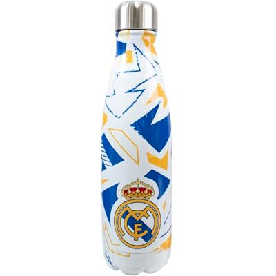 Hy-Pro Offiziell lizenzierte Real Madrid CF 500 ml Thermo-Flasche – aus Edelstahl, Vakuum-Flasche, 0,5L, tolle Fußball-Geschenkidee Hy-Pro Offiziell lizenzierte Real Madrid CF 500 ml Thermo-Flasche – aus Edelstahl, Vakuum-Flasche, 0,5L, tolle Fußball-Geschenkidee