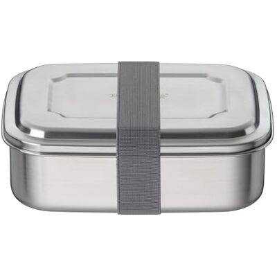 Thermos THERMOcafé TC Brotdose 1,00 l, Edelstahl, spülmaschinenfest, stone grey Edelstahl-Lunchbox mit Textilband, Pausenbrotbox für Schule, Uni , Büro & Unterwegs, grau Thermos THERMOcafé TC Brotdose 1,00 l, Edelstahl, spülmaschinenfest, stone grey Edelstahl-Lunchbox mit Textilband, Pausenbrotbox für Schule, Uni , Büro & Unterwegs, grau