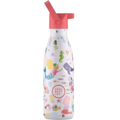 Cool Bottles Thermosflasche für Kinder Wasserflasche aus Edelstahl 350 ml Sweet Mermaids Kalte Getränke 36 Stunden und Heiße Getränke 18 Stunden BPA Frei Cool Bottles Thermosflasche für Kinder Wasserflasche aus Edelstahl 350 ml Sweet Mermaids Kalte Getränke 36 Stunden und Heiße Getränke 18 Stunden BPA Frei