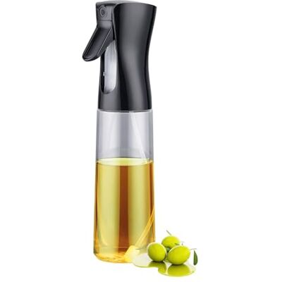 GRIFEMA 300ml Glas-Ölflasche – Gezielter Dosierstrahl (Kein Sprühnebel), 1g pro Druck Öldosierer für Heißluftfritteuse, Kochen, Backen & Salat, GEK2002B-300 GRIFEMA 300ml Glas-Ölflasche – Gezielter Dosierstrahl (Kein Sprühnebel), 1g pro Druck Öldosierer für Heißluftfritteuse, Kochen, Backen & Salat, GEK2002B-300