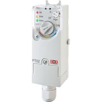 Elektrobock PT02 Anlegethermostat Elektronischer Temperaturregler 230V mit integriertem Fühler & Einstellbarer Hysterese Für Heizungsrohre konzipiert/für Pumpensteuerung geeignet Elektrobock PT02 Anlegethermostat Elektronischer Temperaturregler 230V mit integriertem Fühler & Einstellbarer Hysterese Für Heizungsrohre konzipiert/für Pumpensteuerung geeignet