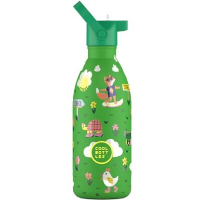 Cool Bottles – Edelstahl-Wasserflasche für Kinder, Thermosflasche für Kinder, Getränke 36 Stunden kalt und 18 Stunden warm – Rolling Skaters 500ml Cool Bottles – Edelstahl-Wasserflasche für Kinder, Thermosflasche für Kinder, Getränke 36 Stunden kalt und 18 Stunden warm – Rolling Skaters 500ml