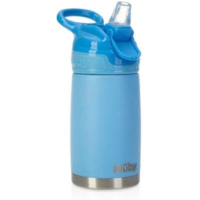 Nuby Durstige Kinder Kein Verschütten Flip-It Reflex Edelstahl-Reisebecher - Travel Cup Nuby Durstige Kinder Kein Verschütten Flip-It Reflex Edelstahl-Reisebecher - Travel Cup