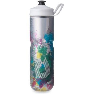 HydraPak Polar Sport isolierte Wasserflasche – BPA-frei, Squeeze-Flasche mit Griff für Sport und Fahrrad (Multi, 24oz) HydraPak Polar Sport isolierte Wasserflasche – BPA-frei, Squeeze-Flasche mit Griff für Sport und Fahrrad (Multi, 24oz)