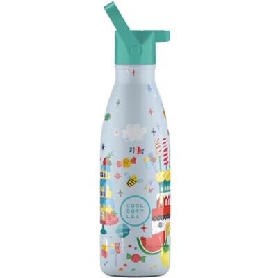 Cool Bottles Thermosflasche für Kinder Wasserflasche aus Edelstahl 350 ml Candy Land Kalte Getränke 36 Stunden und Heiße Getränke 18 Stunden BPA Frei Cool Bottles Thermosflasche für Kinder Wasserflasche aus Edelstahl 350 ml Candy Land Kalte Getränke 36 Stunden und Heiße Getränke 18 Stunden BPA Frei