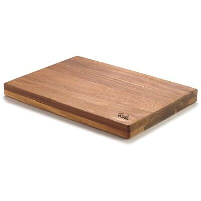 Fissler Schneidbrett Akazie 35 x 25 cm – Holzschneidebrett mit karbonisierter Oberfläche, antibakteriell, rutschfest mit Silikonfüßen, klingenschonend, Küchenbrett Holz Fissler Schneidbrett Akazie 35 x 25 cm – Holzschneidebrett mit karbonisierter Oberfläche, antibakteriell, rutschfest mit Silikonfüßen, klingenschonend, Küchenbrett Holz