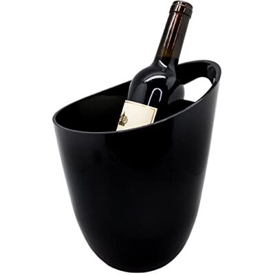 VB VIN BOUQUET Vin Bouquet FIE 1120 Sektkühler schwarz für 1 Flasche Wein Sekt Champagner VB VIN BOUQUET Vin Bouquet FIE 1120 Sektkühler schwarz für 1 Flasche Wein Sekt Champagner