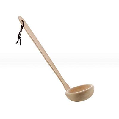 Eliga Schöpfkelle Holz gewinkelt, Länge circa 40 cm Eliga Schöpfkelle Holz gewinkelt, Länge circa 40 cm