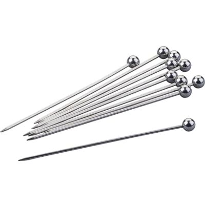 FACKELMANN Cocktailpicker – 10-teiliges Set aus Edelstahl, Wiederverwendbare 11cm lange Spieße für Cocktails und Früchte, Spülmaschinengeeignet, Rostfrei, Silber FACKELMANN Cocktailpicker – 10-teiliges Set aus Edelstahl, Wiederverwendbare 11cm lange Spieße für Cocktails und Früchte, Spülmaschinengeeignet, Rostfrei, Silber