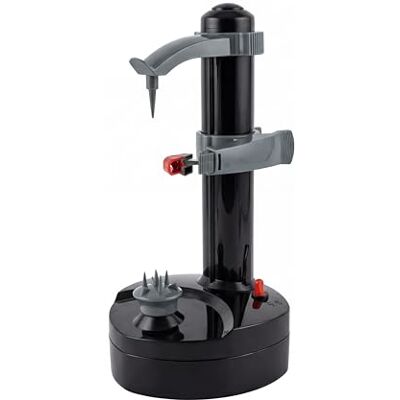 pelamatic Elektrischer Kartoffelschäler Spart Zeit & Mühe Sicherheitsdesign Mit 2 zusätzlichen Klingen Leicht zu reinigen Obst- und Gemüseschäler, Schwarz, Kunststoff pelamatic Elektrischer Kartoffelschäler Spart Zeit & Mühe Sicherheitsdesign Mit 2 zusätzlichen Klingen Leicht zu reinigen Obst- und Gemüseschäler, Schwarz, Kunststoff