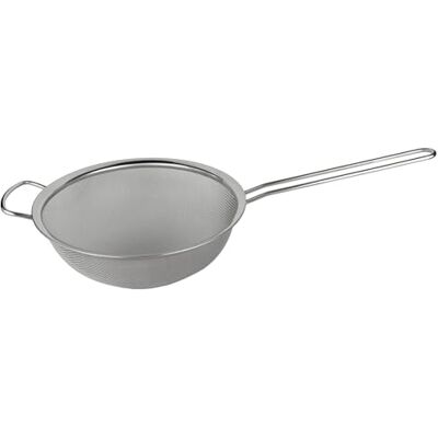 Grunwerg ST-3009 feinmaschig, mit poliertem Rand und Griff, Silber, 9-Inch, 22.5cm Durchmesser Grunwerg ST-3009 feinmaschig, mit poliertem Rand und Griff, Silber, 9-Inch, 22.5cm Durchmesser
