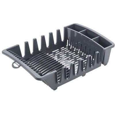 Metaltex Smartex Spülkorb, kompaktes Abtropfgestell mit viel Platz, Grau Metaltex Smartex Spülkorb, kompaktes Abtropfgestell mit viel Platz, Grau