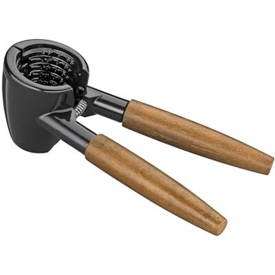 Cilio Nussknacker KNACKI LEGNO Metall lackiert, Griffe aus Holz Knacker für Haselnüsse, Walnüsse und mehr Geriffelte Innenfläche Geeignet als Schraubverschluss- / Champagnerkorken-Öffner Cilio Nussknacker KNACKI LEGNO Metall lackiert, Griffe aus Holz Knacker für Haselnüsse, Walnüsse und mehr Geriffelte Innenfläche Geeignet als Schraubverschluss- / Champagnerkorken-Öffner