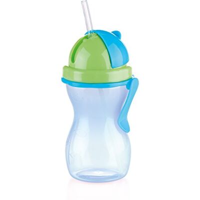 Tescoma Kindertrinkflasche mit Trinkhalm BAMBINI 300 ml, grün, blau Tescoma Kindertrinkflasche mit Trinkhalm BAMBINI 300 ml, grün, blau