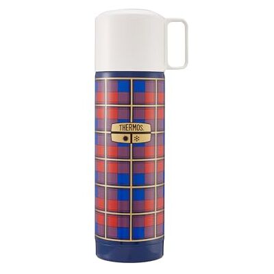 Thermos REVIVAL BEVERAGE BOTTLE 0,50l, retro blue, flasche Edelstahl, Isolierflasche rot mit Trinkbecher, 18 h heiß / 24 h kalt, spülmaschinenfest, absolut dicht, BPA-frei Thermos REVIVAL BEVERAGE BOTTLE 0,50l, retro blue, flasche Edelstahl, Isolierflasche rot mit Trinkbecher, 18 h heiß / 24 h kalt, spülmaschinenfest, absolut dicht, BPA-frei