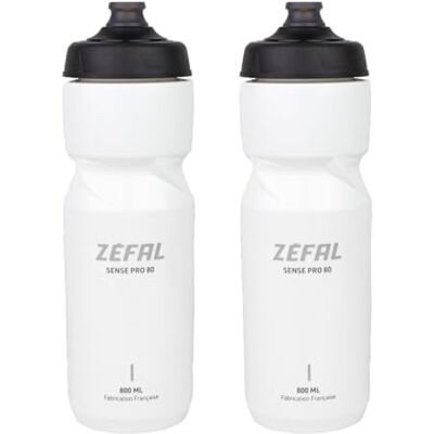 ZEFAL Sense Pro 80 Fahrradflasche 800 ML x 2 Set mit 2 Fahrrad Trinkflasche Auslaufsicher Trinkflasche Fahrrad Weiß 800 ML BPA frei 2 Premium FahrradTrinkflasches ZEFAL Sense Pro 80 Fahrradflasche 800 ML x 2 Set mit 2 Fahrrad Trinkflasche Auslaufsicher Trinkflasche Fahrrad Weiß 800 ML BPA frei 2 Premium FahrradTrinkflasches
