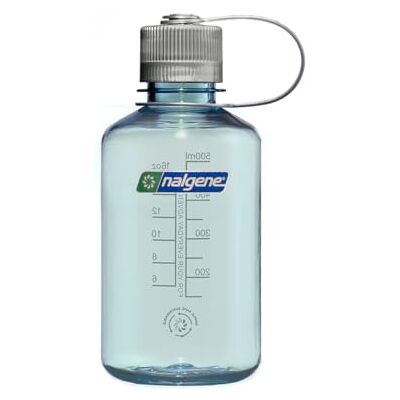 Nalgene Sustain Tritan-Wasserflasche, BPA-frei, hergestellt aus 50% Kunststoffabfall, 473 ml, schmale Öffnung, Meeresschaum, 16 oz Nalgene Sustain Tritan-Wasserflasche, BPA-frei, hergestellt aus 50% Kunststoffabfall, 473 ml, schmale Öffnung, Meeresschaum, 16 oz