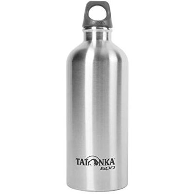 Tatonka Trinkflasche Stainless Steel Bottle 0,6l Unzerbrechliche Flasche aus Edelstahl schadstofffrei (BPA-frei), rostfrei, lebensmittelecht, spülmaschinenfest Mit Öse zum Befestigen (600ml) Tatonka Trinkflasche Stainless Steel Bottle 0,6l Unzerbrechliche Flasche aus Edelstahl schadstofffrei (BPA-frei), rostfrei, lebensmittelecht, spülmaschinenfest Mit Öse zum Befestigen (600ml)