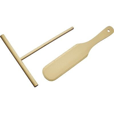 Westmark Crêpes-Spatel und Teigverteiler Woody – Praktisches Set für die mühelose Zubereitung von leckeren Crêpes und dünnen Pfannkuchen – Holz, 2-teilig Westmark Crêpes-Spatel und Teigverteiler Woody – Praktisches Set für die mühelose Zubereitung von leckeren Crêpes und dünnen Pfannkuchen – Holz, 2-teilig