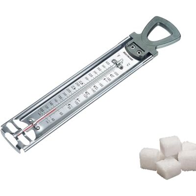 Westmark 40772260 Zuckerthermometer, Edelstahl, PA, diverse, silber Westmark 40772260 Zuckerthermometer, Edelstahl, PA, diverse, silber