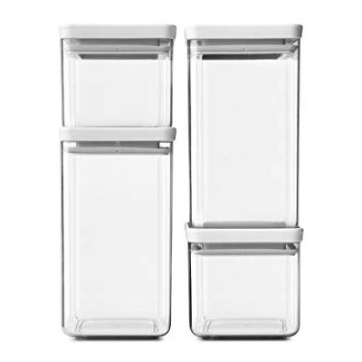 Brabantia 122569 Vorratsdose, Light Grau, 0, 7 l + 1, 6 l Brabantia 122569 Vorratsdose, Light Grau, 0, 7 l + 1, 6 l