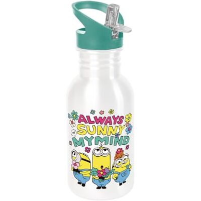 Gedalabels Trinkflasche Minions Bellospring 500ml Edelstahl GEDA Sport Sportbottle Flasche Kindergarten Schule, Weiß Gedalabels Trinkflasche Minions Bellospring 500ml Edelstahl GEDA Sport Sportbottle Flasche Kindergarten Schule, Weiß