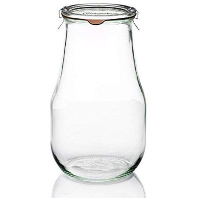Weck -Tulpen-Glas, runder Rand, glas, durchsichtig, 2700 ml Weck -Tulpen-Glas, runder Rand, glas, durchsichtig, 2700 ml